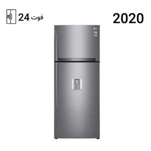 یخچال فریزر بالا پایین ال جی 682 رنگ نقره ای مدل GL-F682HLHN