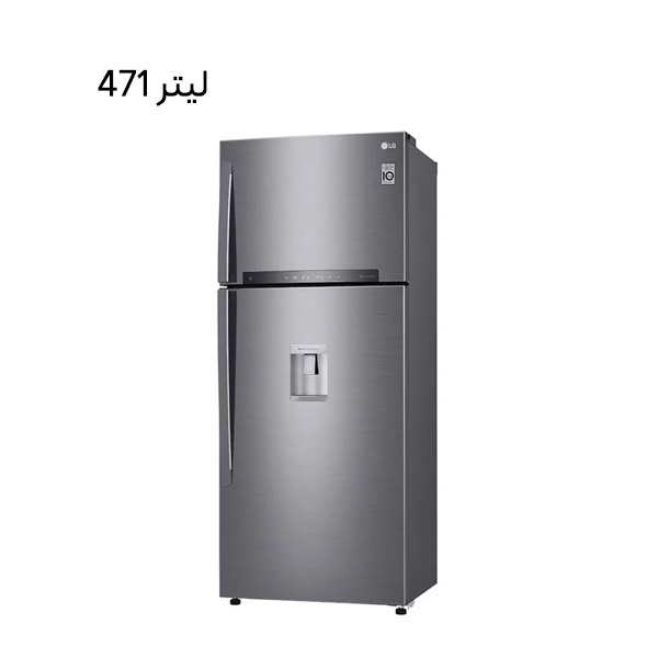 یخچال فریزر بالا پایین ال جی 682 رنگ نقره ای مدل GL-F682HLHN گروه تجاری ایران ال جی