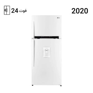 یخچال فریزر بالا پایین ال جی 682 رنگ سفید مدل GL-F682HQHL