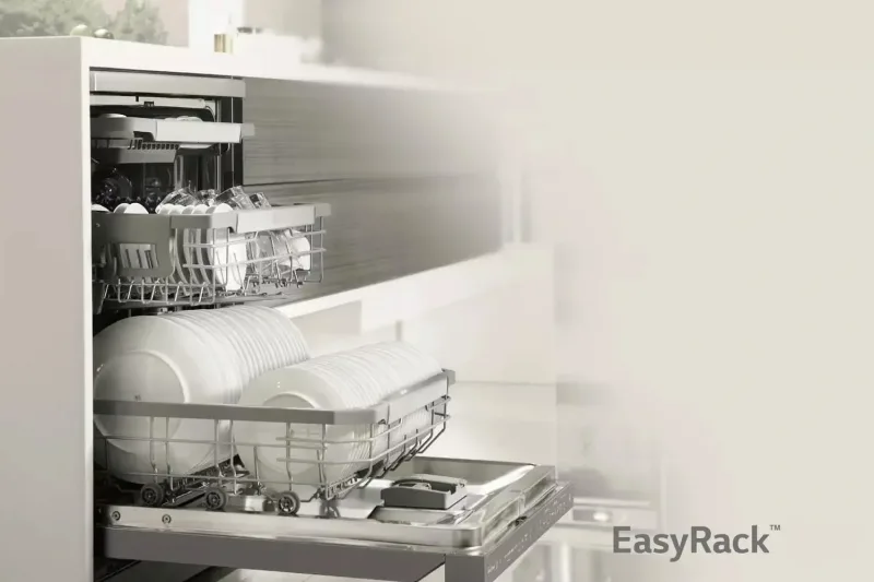 خرید و قیمت ماشین ظرفشویی ال جی 425 رنگ نقره ای مدل DFB425FP گروه تجاری ایران ال جی