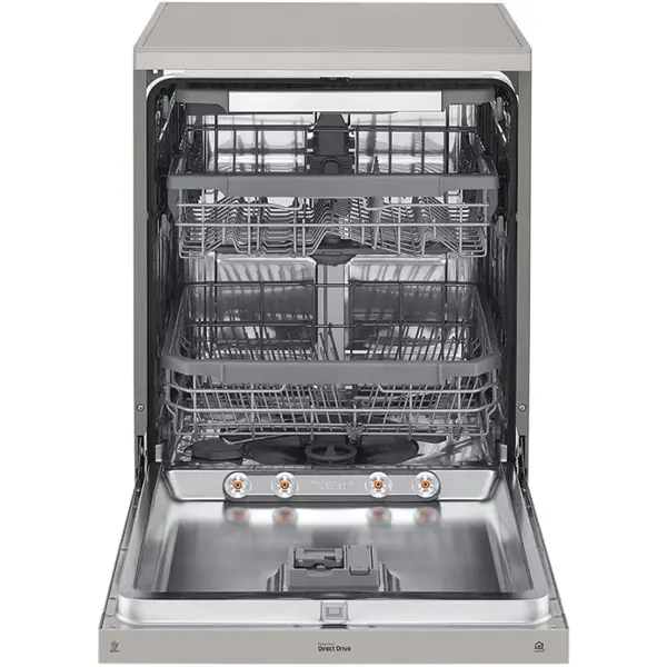 خرید و قیمت ماشین ظرفشویی ال جی 425 رنگ نقره ای مدل DFB425FP گروه تجاری ایران ال جی