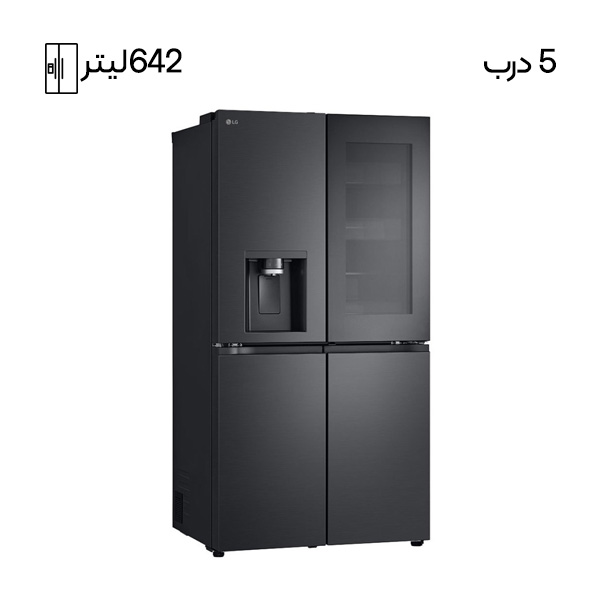  خرید و قیمت یخچال فریزر ساید بای ساید ال جی X33 رنگ دودی مدل GR-X33FFCRL گروه تجاری ایران ال جی