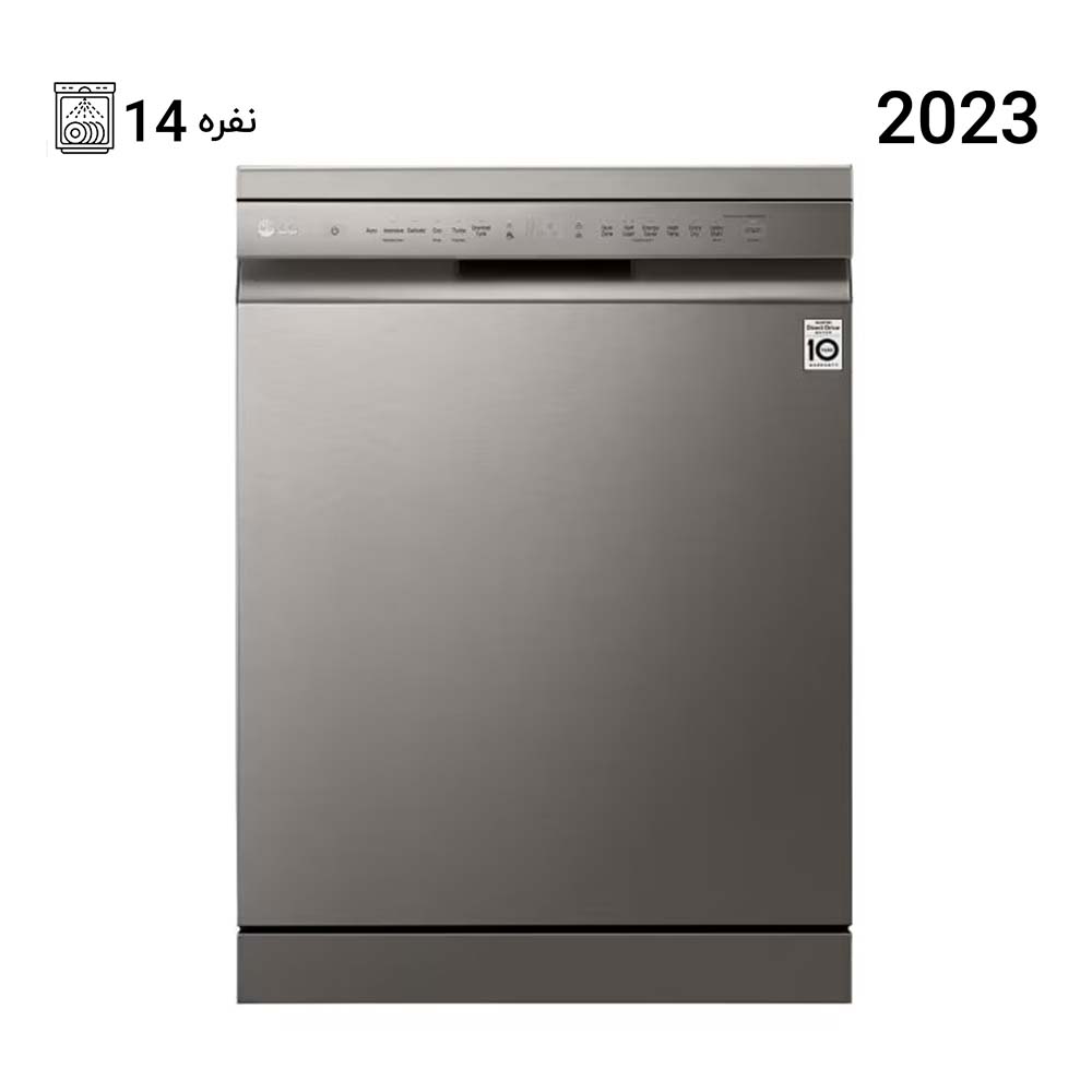 ظرفشویی ال جی 14 نفره 512 رنگ نقره ای مدل DFB512FP