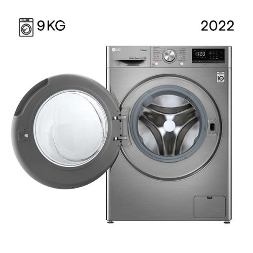 قیمت و خرید لباسشویی ال جی 9 کیلویی R5 رنگ نقره ای مدل F4R5VYG2P -گروه تجاری ایران ال جی