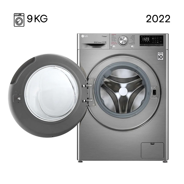 قیمت و خرید لباسشویی ال جی 9 کیلویی R5 رنگ نقره ای مدل F4R5VYG2P -گروه تجاری ایران ال جی