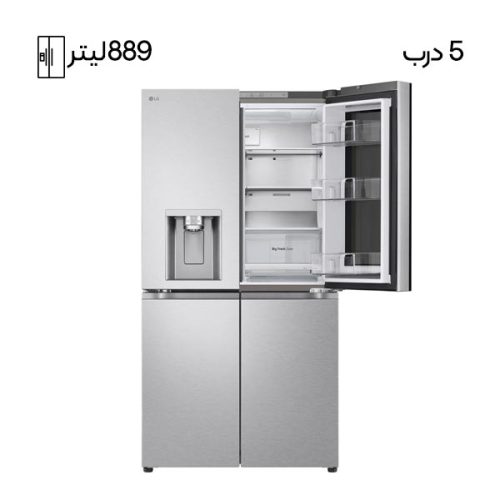 قیمت و خرید یخچال فریزر ال جی ساید بای ساید X39 رنگ نقره ای مدل GR-X39FFLRL گروه تجاری ایران ال جی