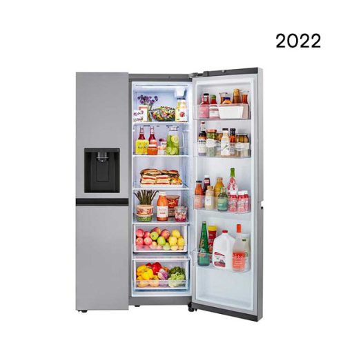 قیمت و خرید یخچال فریزر ساید بای ساید ال جی J267 رنگ نقره ای مدل GC-J267SLSS گروه تجاری ایران ال جی