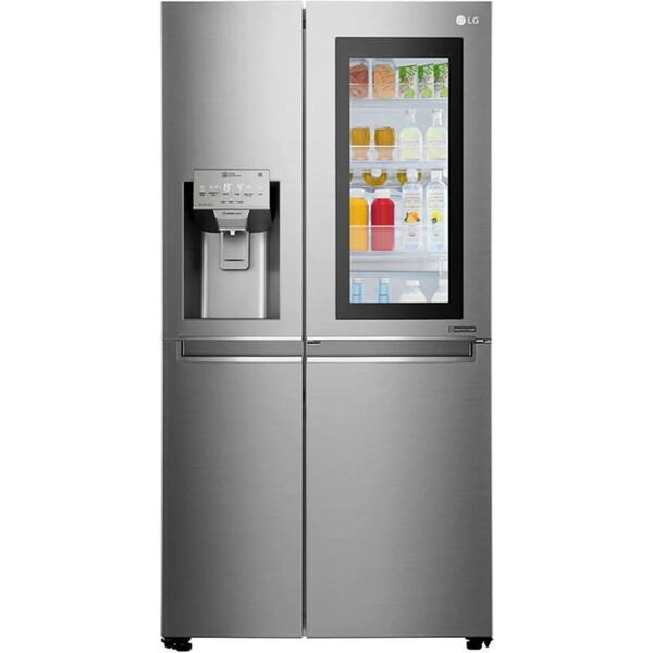 قیمت و خرید یخچال فریزر ساید بای ساید ال جی x267 رنگ نقره ای مدل  GCX-267PHS گروه تجاری ایران ال جی