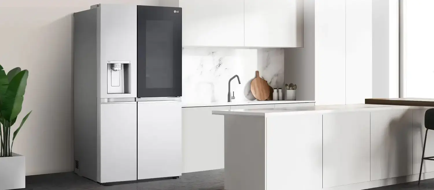 قیمت و خرید یخچال فریزر ساید بای ساید ال جی x287 رنگ نقره ای مدل GCX-287TNS گروه تجاری ایران ال جی