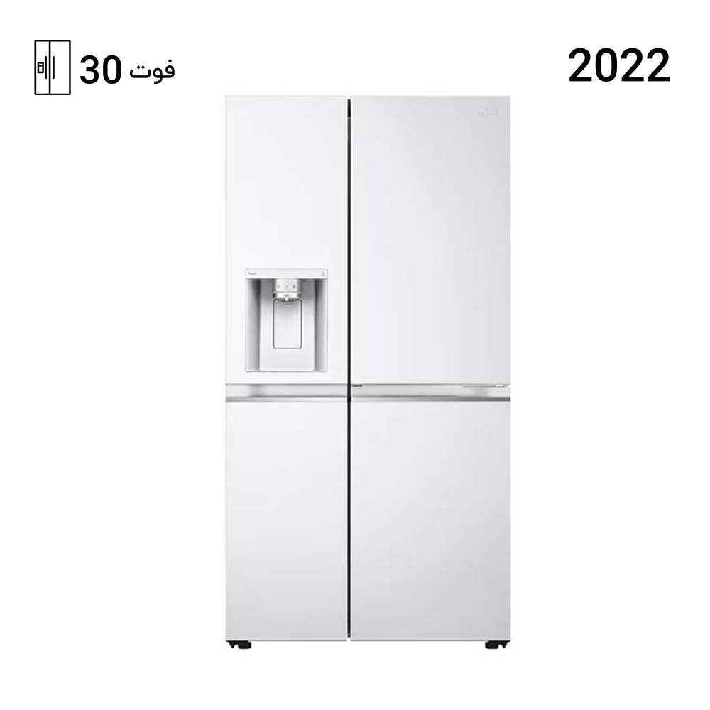 یخچال فریزر ال جی ساید بای ساید J267 رنگ سفید مدل GC-J267SQSS