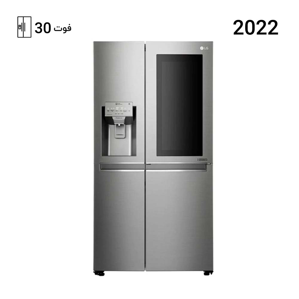 یخچال فریزر ال جی ساید بای ساید X267 رنگ نقره ای مدل GCX-267PHS