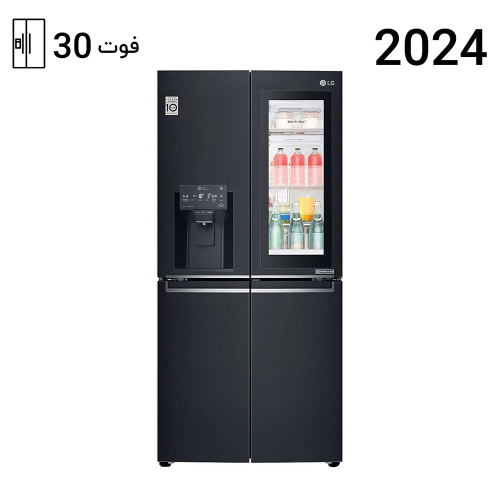 یخچال فریزر ساید بای ساید ال جی X29 رنگ دودی مدل GR-X29FTQKL