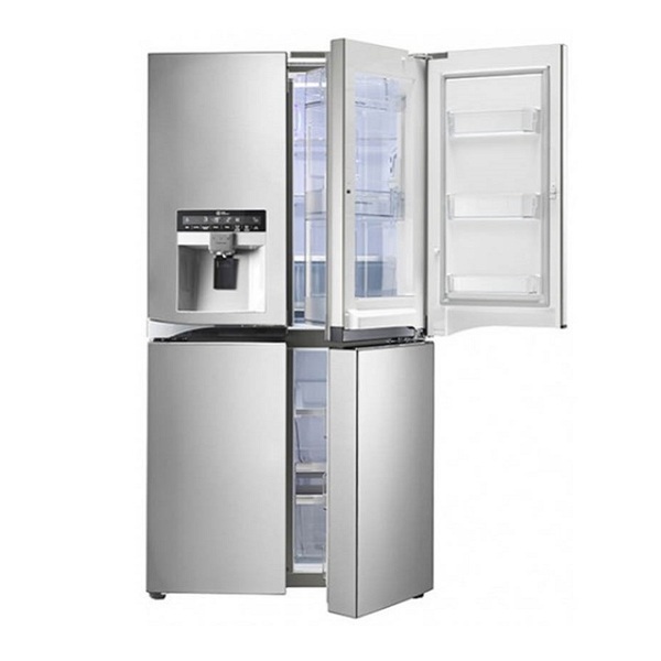 خرید و قیمت یخچال فریزر ال جی ساید بای ساید J34 رنگ سیلور مدل GR-J34FMUBL گروه تجاری ایران ال جی