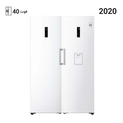 یخچال فریزر دوقلو ال جی 411 414 سفید مدل GC411-414