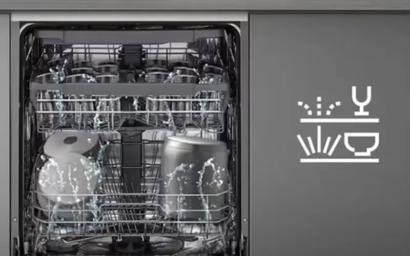  قیمت و خرید ظرفشویی ال جی 14 نفره 513 رنگ سفید مدل DFC513FW گروه تجاری ایران ال جی
