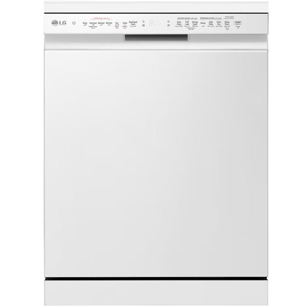 خرید و قیمت ماشین ظرفشویی ال جی 435 رنگ سفید مدل DFC435FW گروه تجاری ایران ال جی